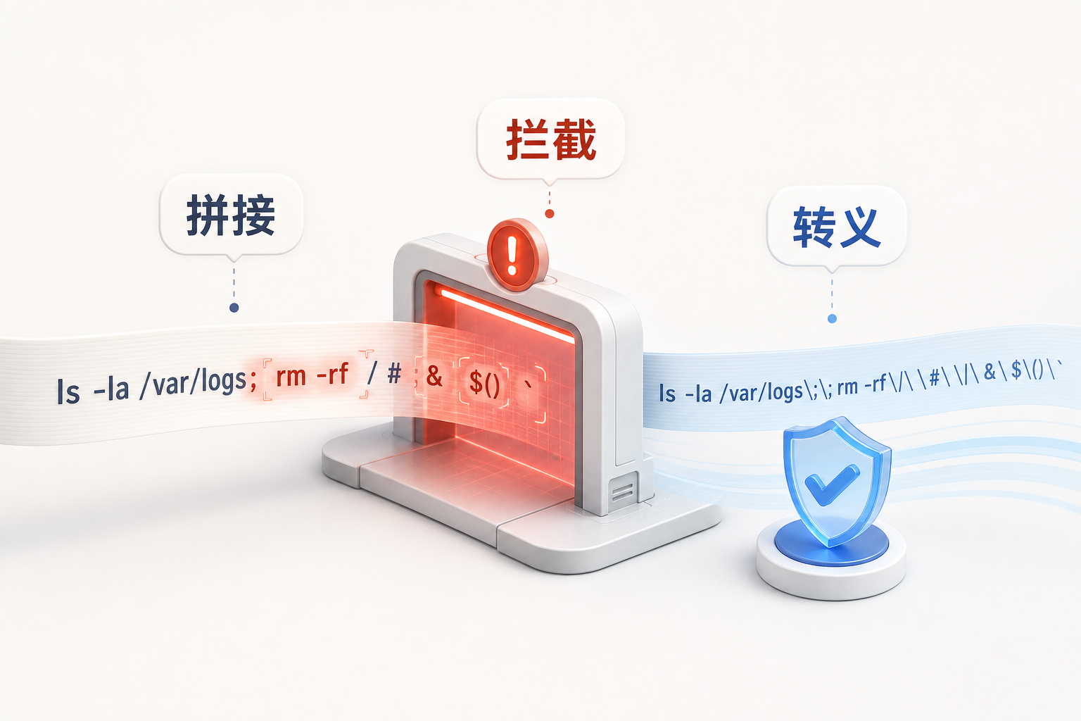 AIOps 概念图：命令注入检测