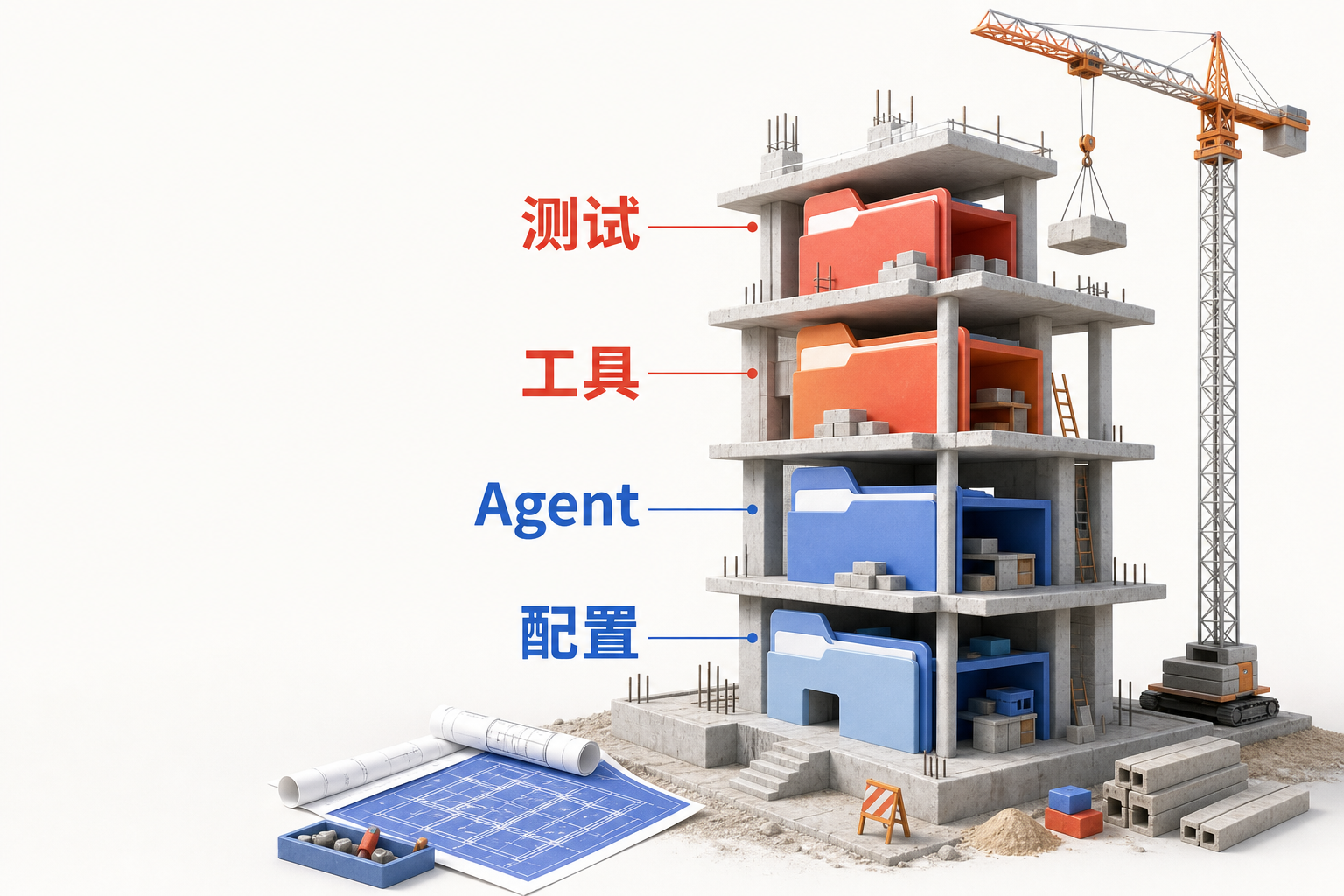 AIOps 概念图：目录随决策生长
