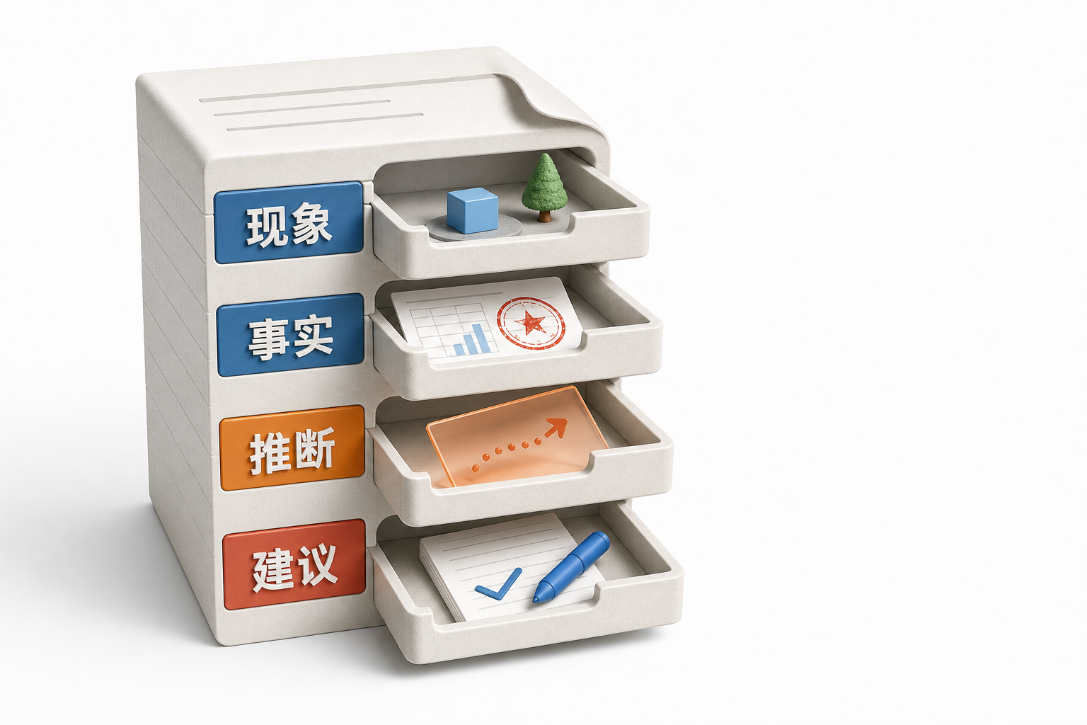 AIOps 概念图：报告字段分层
